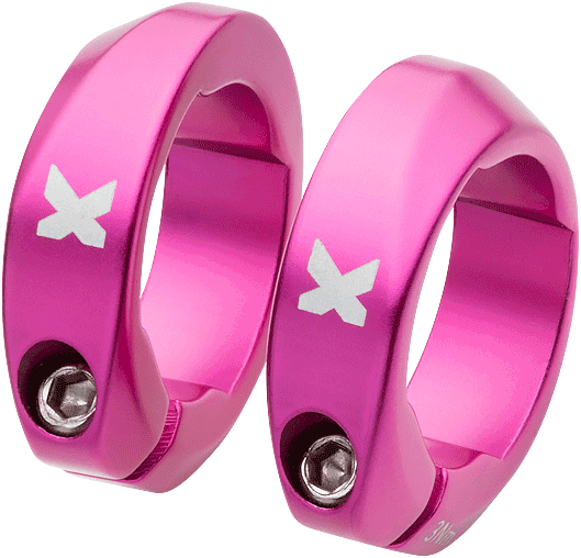 Sixpack Lock-On AL Klemmring für Fahrrad Schraubgriffe pink