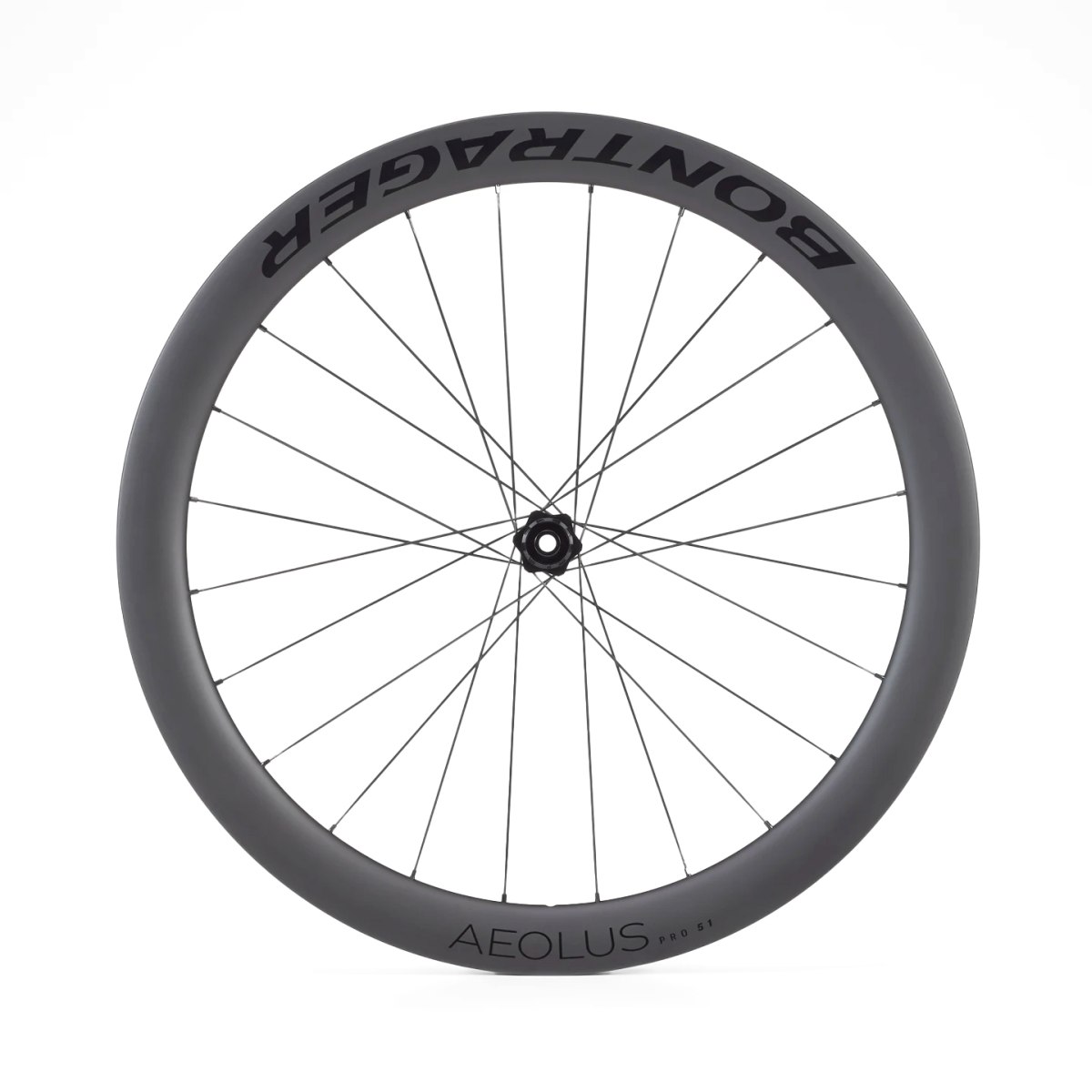 Bontrager Aeolus Pro 51 TLR Disc Carbon Rennrad Hinterrad Shimano HG 10/11 schwarz