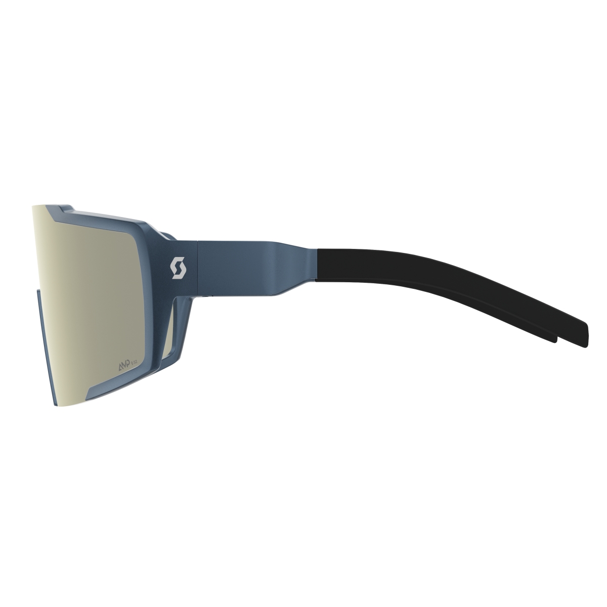 Scott Shield AMP Wechselscheiben Fahrradbrille blau/ weiß chrome