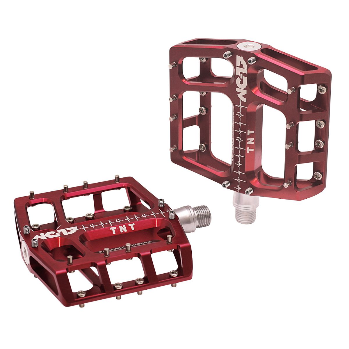 NC-17 Sudpin IV XL S-Pro Flat Fahrrad Pedal rot