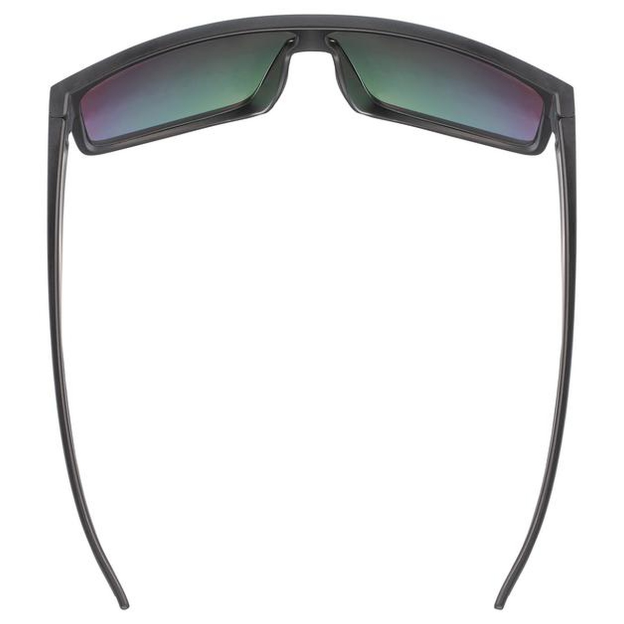 Uvex LGL 51 Sport / Freizeit Brille matt schwarz/mirror rot