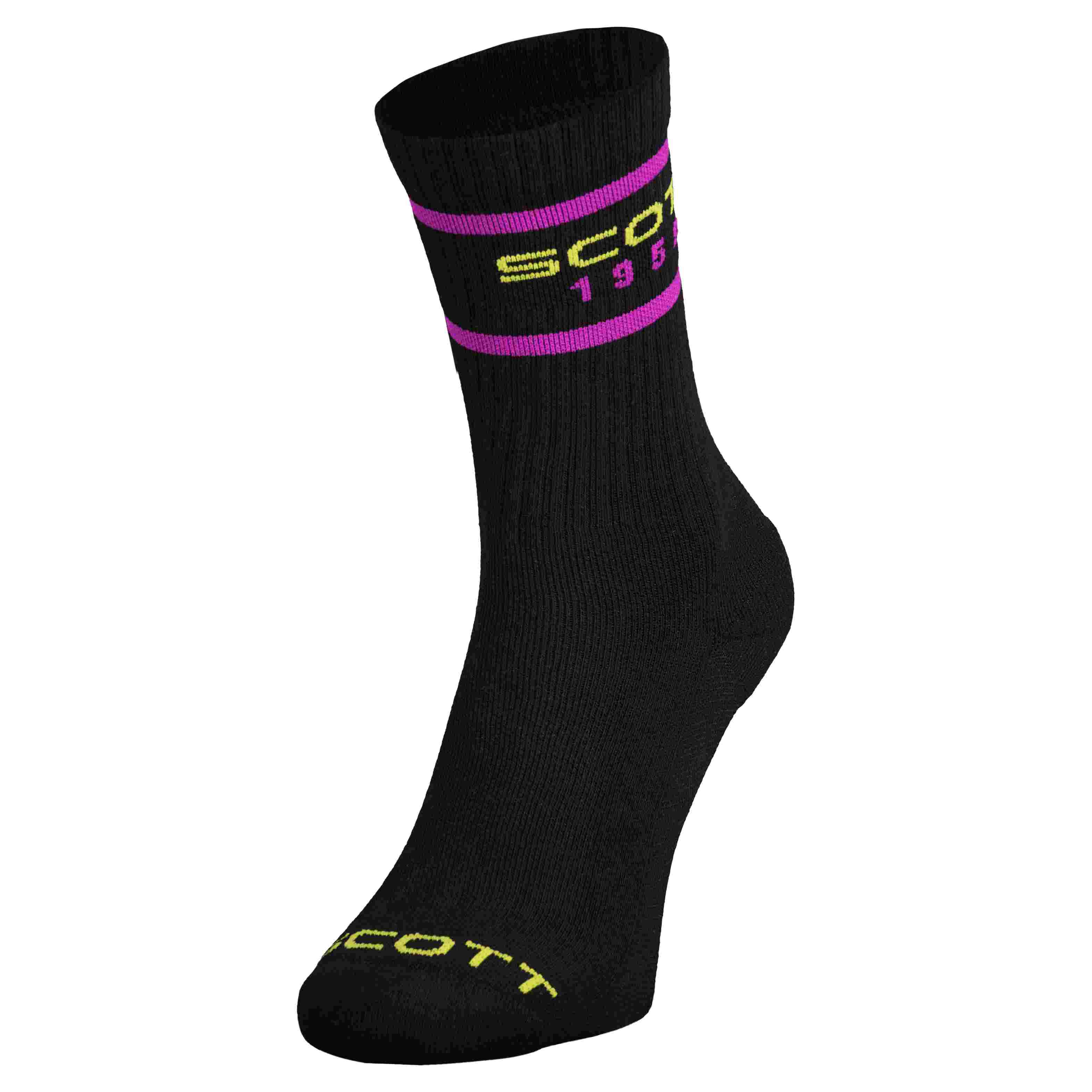 Scott Retro Casual Crew 3er Pack Fahrrad Socken schwarz 2027