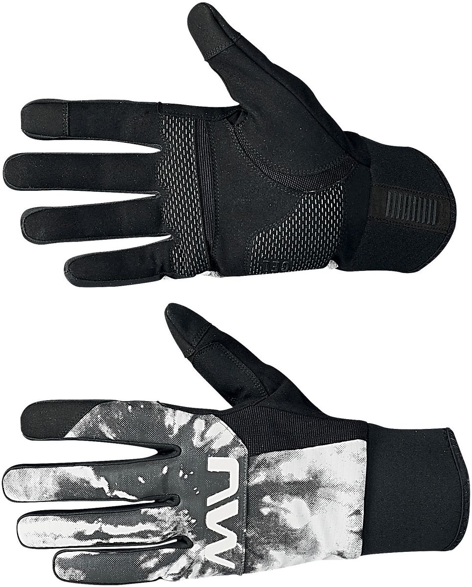 Northwave Fast Gel Refelex Winter Fahrrad Handschuhe schwarz/reflective 2025