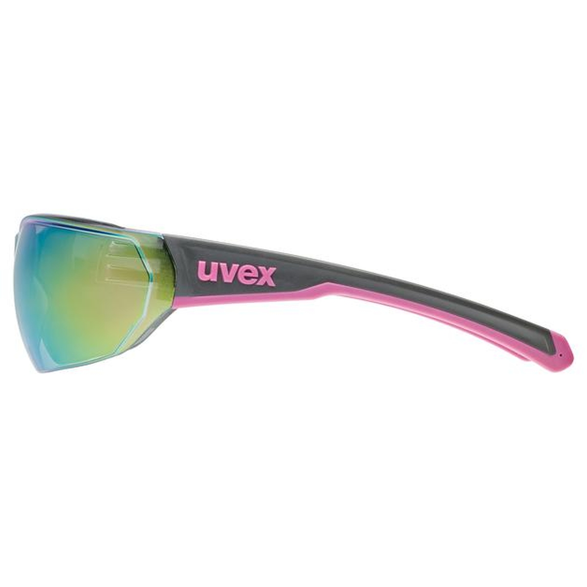 Uvex Equate Fahrrad / Sport Brille grau/pink/mirror pink