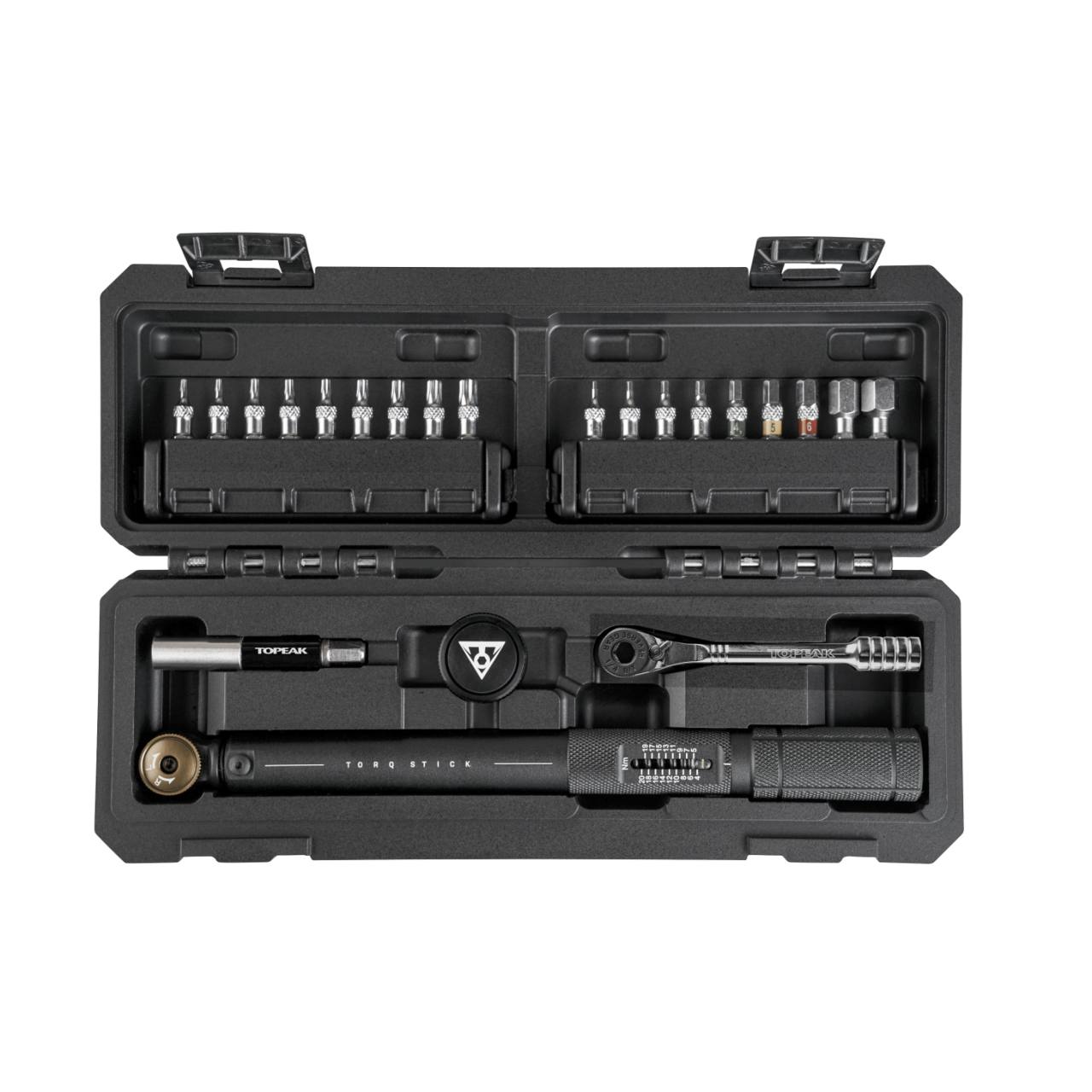 Topeak Torq Stick Pro 4-20 Nm Drehmomentschlüssel Werkzeugbox schwarz