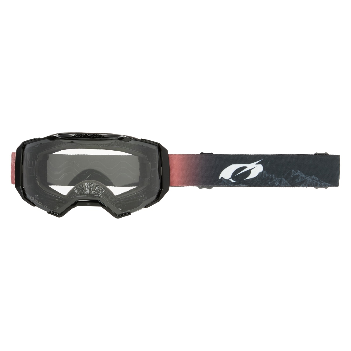 O'Neal B22 Covert Goggle MX DH Brille schwarz/klar Oneal