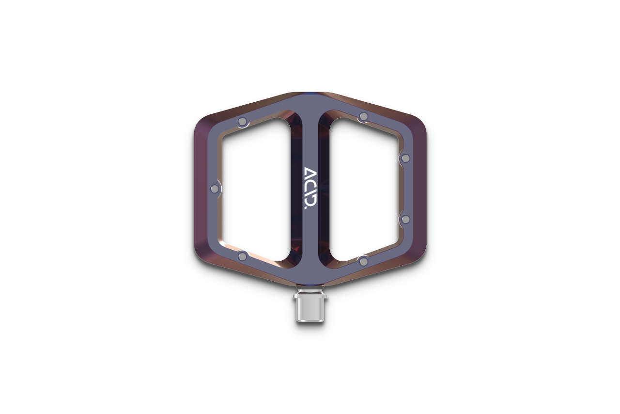 Acid Flat A10 Fahrradpedale oil slick