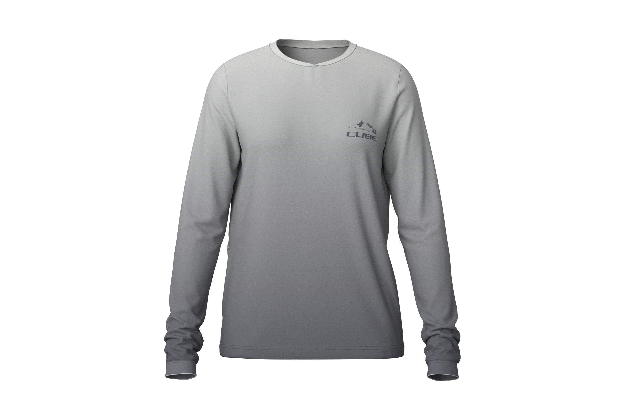 Cube Soft Touch Damen Fahrrad Trikot lang grau 2026