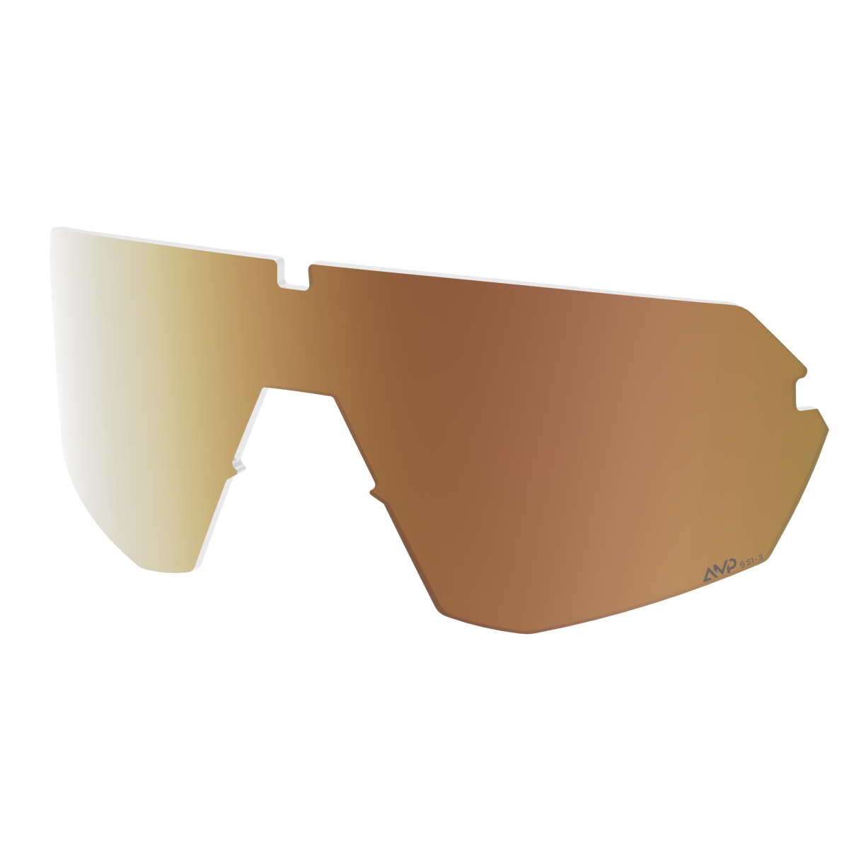 Scott Ersatzscheibe für Sport Shield Wechselscheiben Brille AMP goldfarben chrome