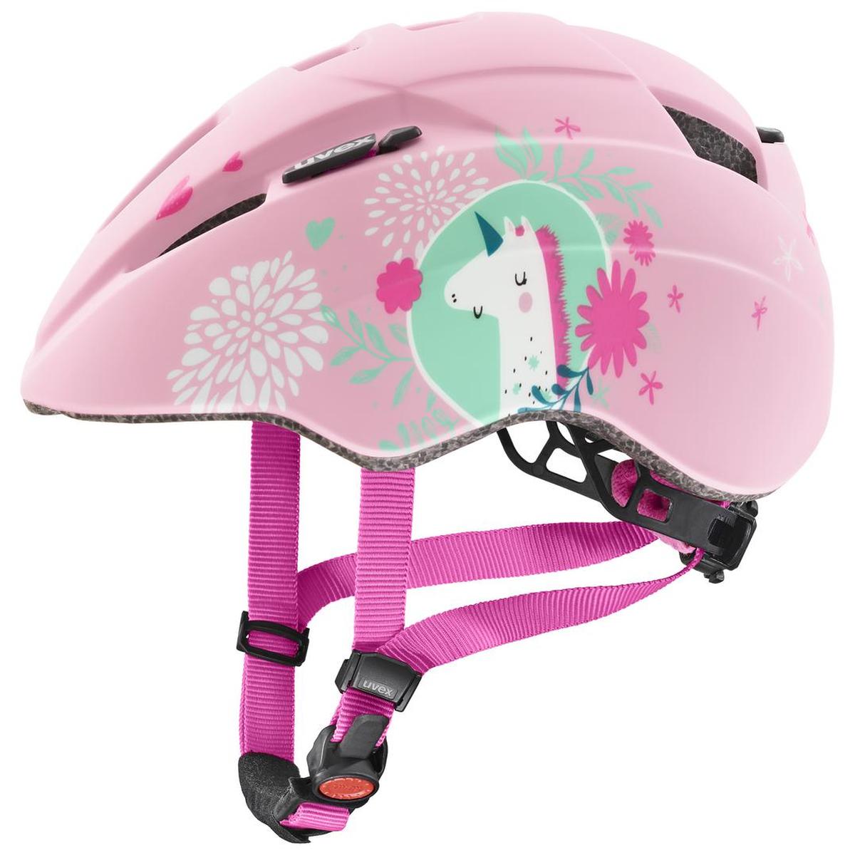 Uvex Kid 2 Unicorn Kinder Fahrrad Helm Gr. 46-52cm matt rosa 2027
