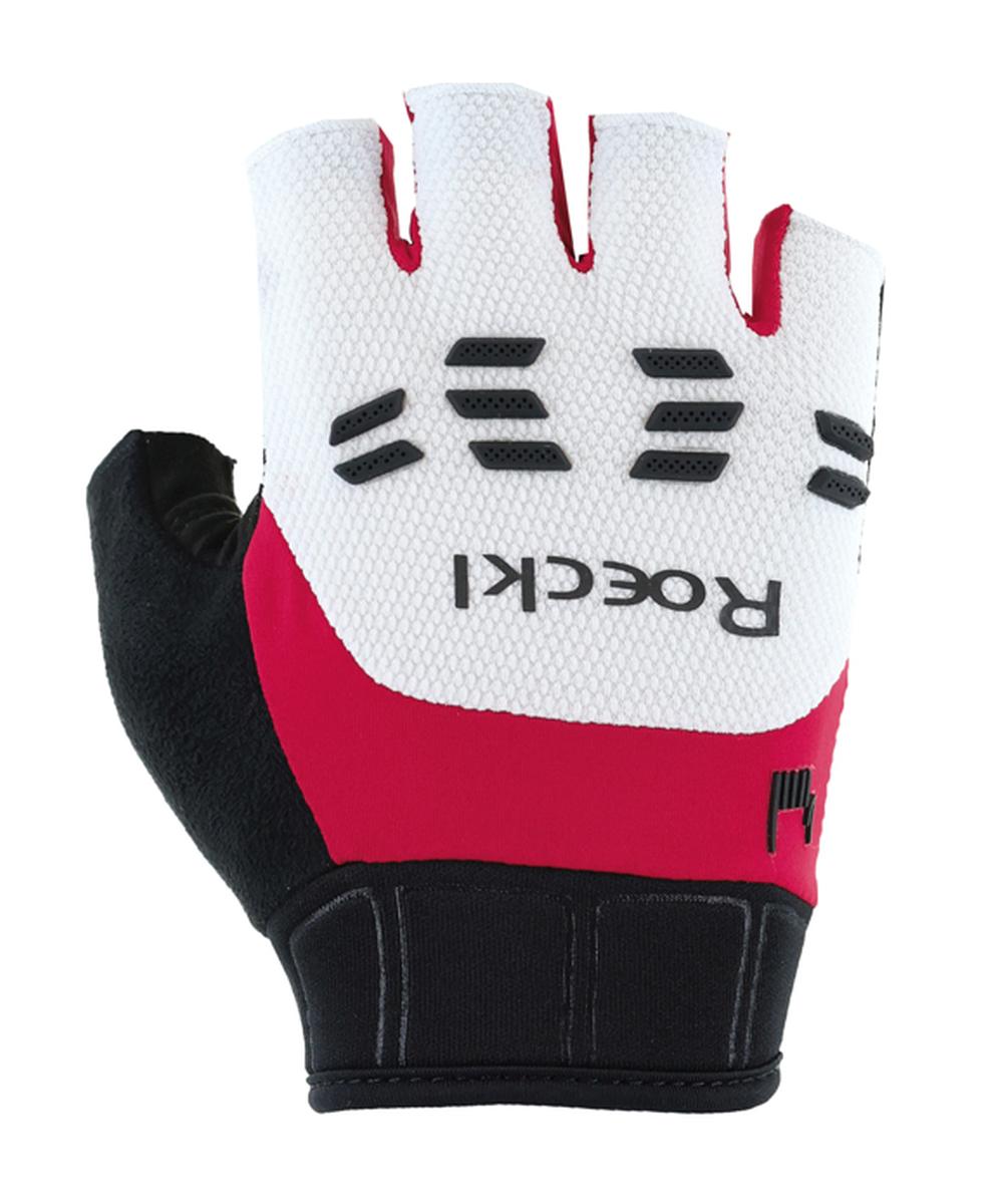 Roeckl Iseler 2 Fahrrad Handschuhe kurz weiß/rot 2026