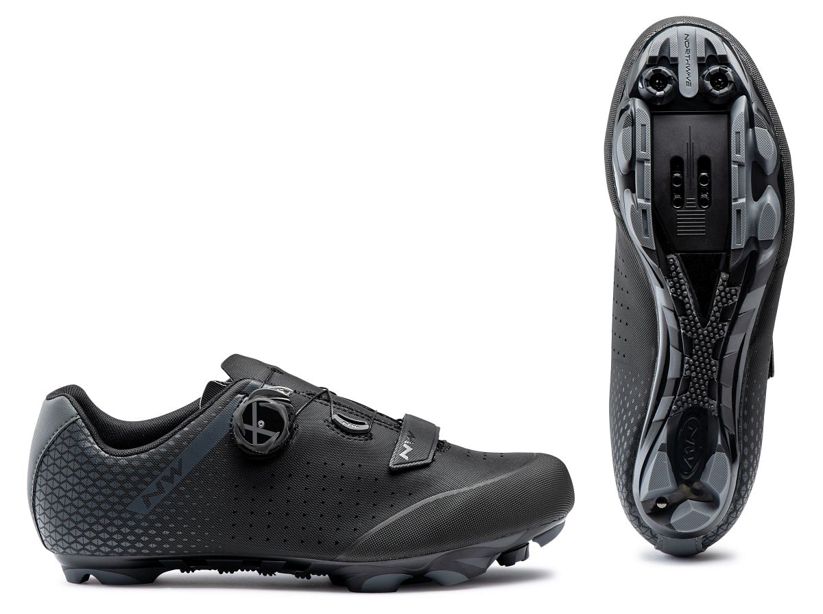 Northwave Origin Plus 2 MTB Fahrrad Schuhe schwarz/grau 2023