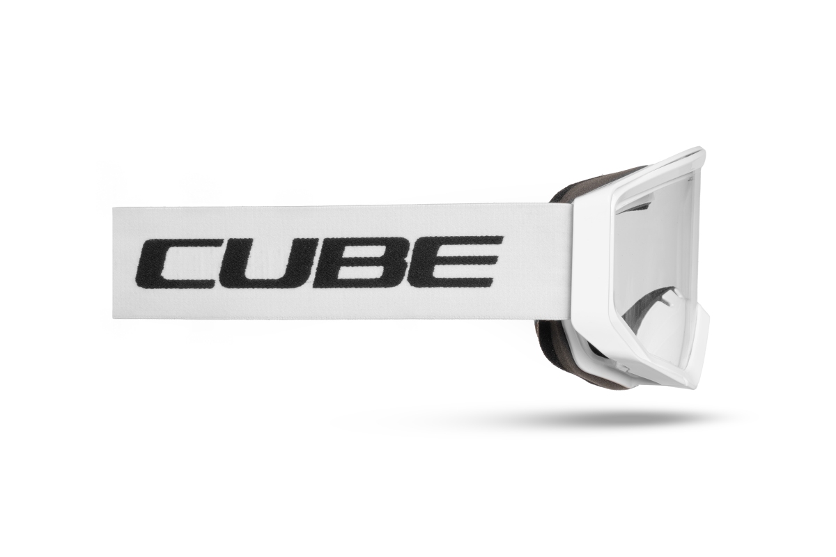 Cube Strom X Actionteam Goggle DH Brille weiß/klar