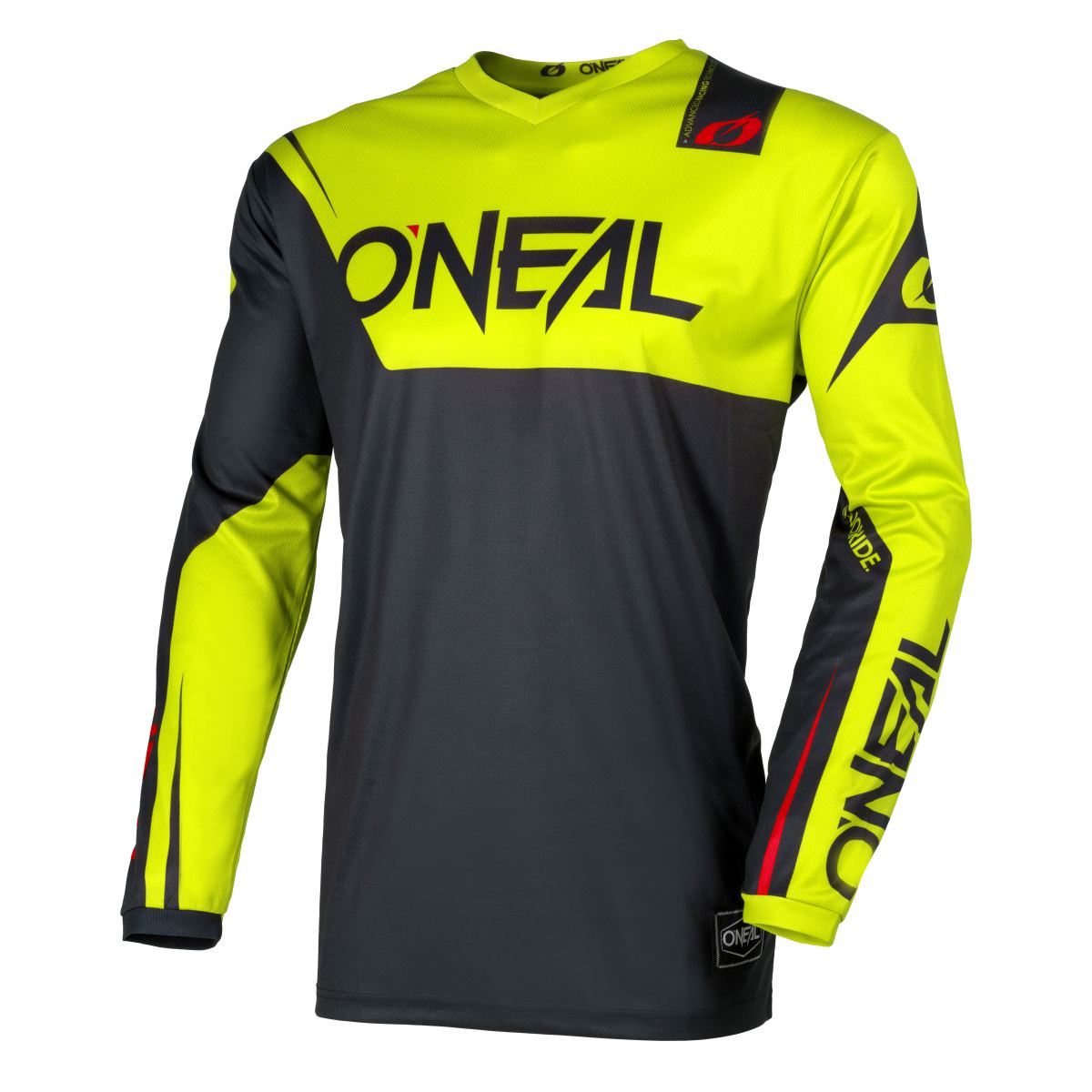 ONeal Element Racewear Motocross langarm Jersey schwarz/gelb 2026