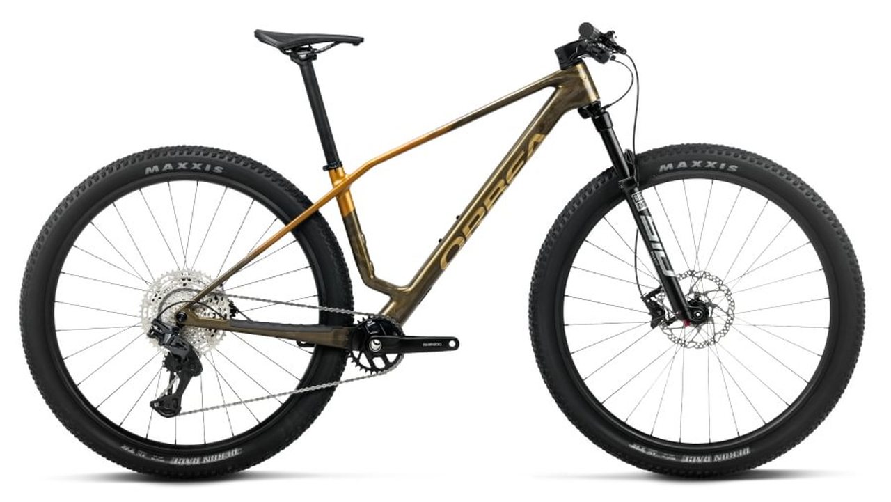 Orbea Alma M30 29'' Carbon MTB Fahrrad caramel carbon view/leo orange 2027