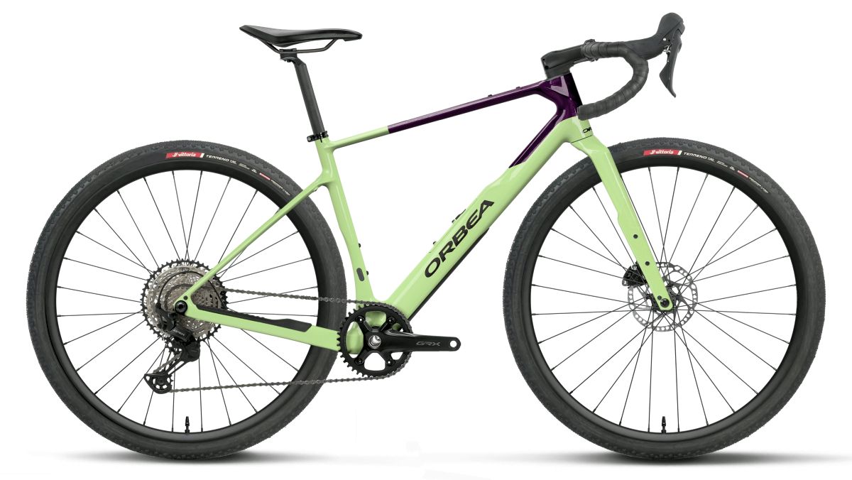 Orbea Terra M30TEAM 1X Carbon Gravel Fahrrad acid gum/fantasy purple carbon view 2027