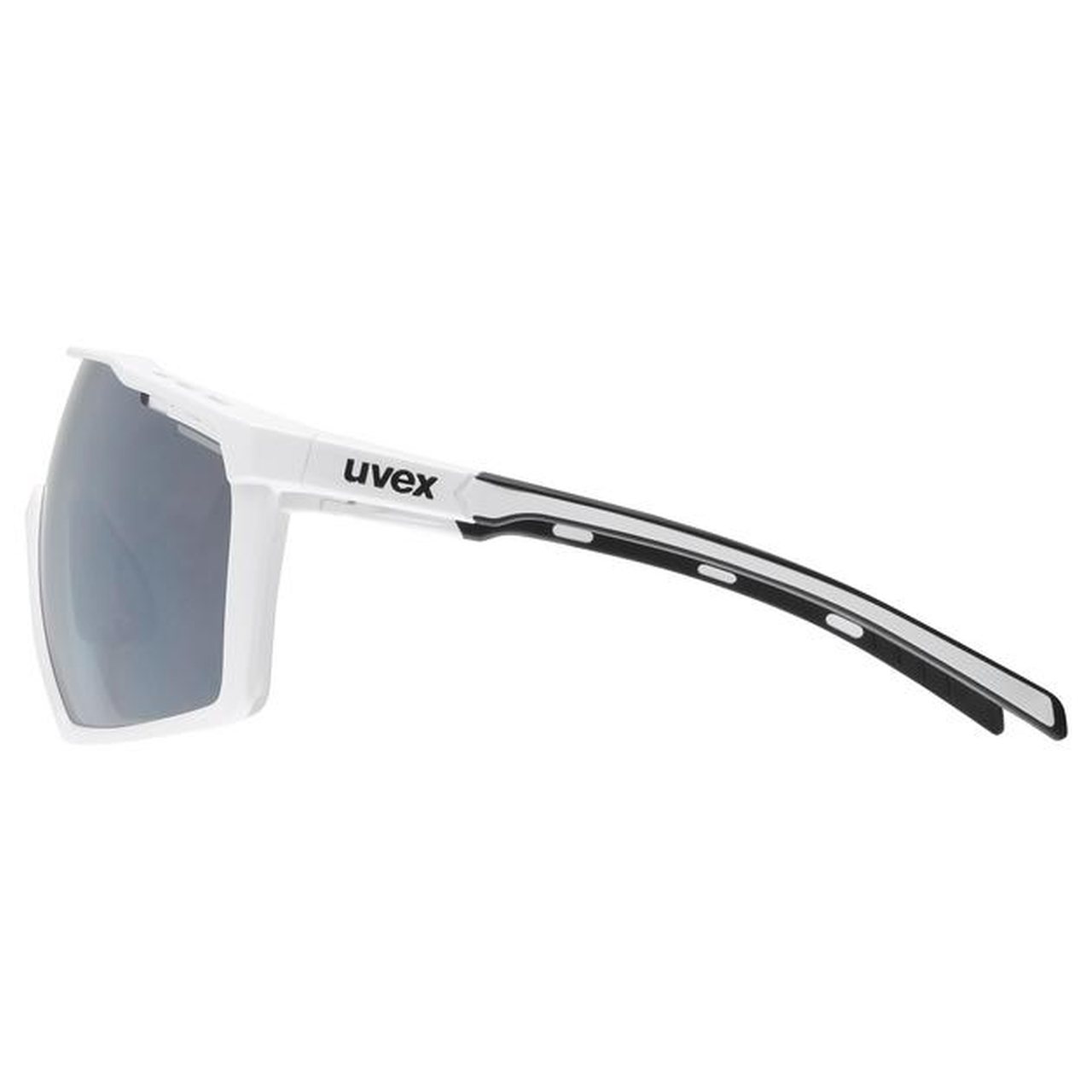 Uvex Mtn Perform Outdoor / Sport Brille matt weiß/mirror silberfarben
