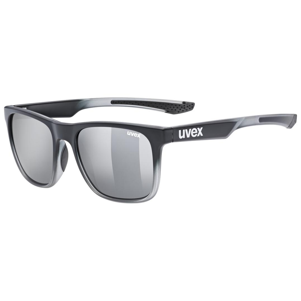 uvex Lgl 42 Transparent Freizeit Brille matt schwarz transparent/mirror silberfarben 2027