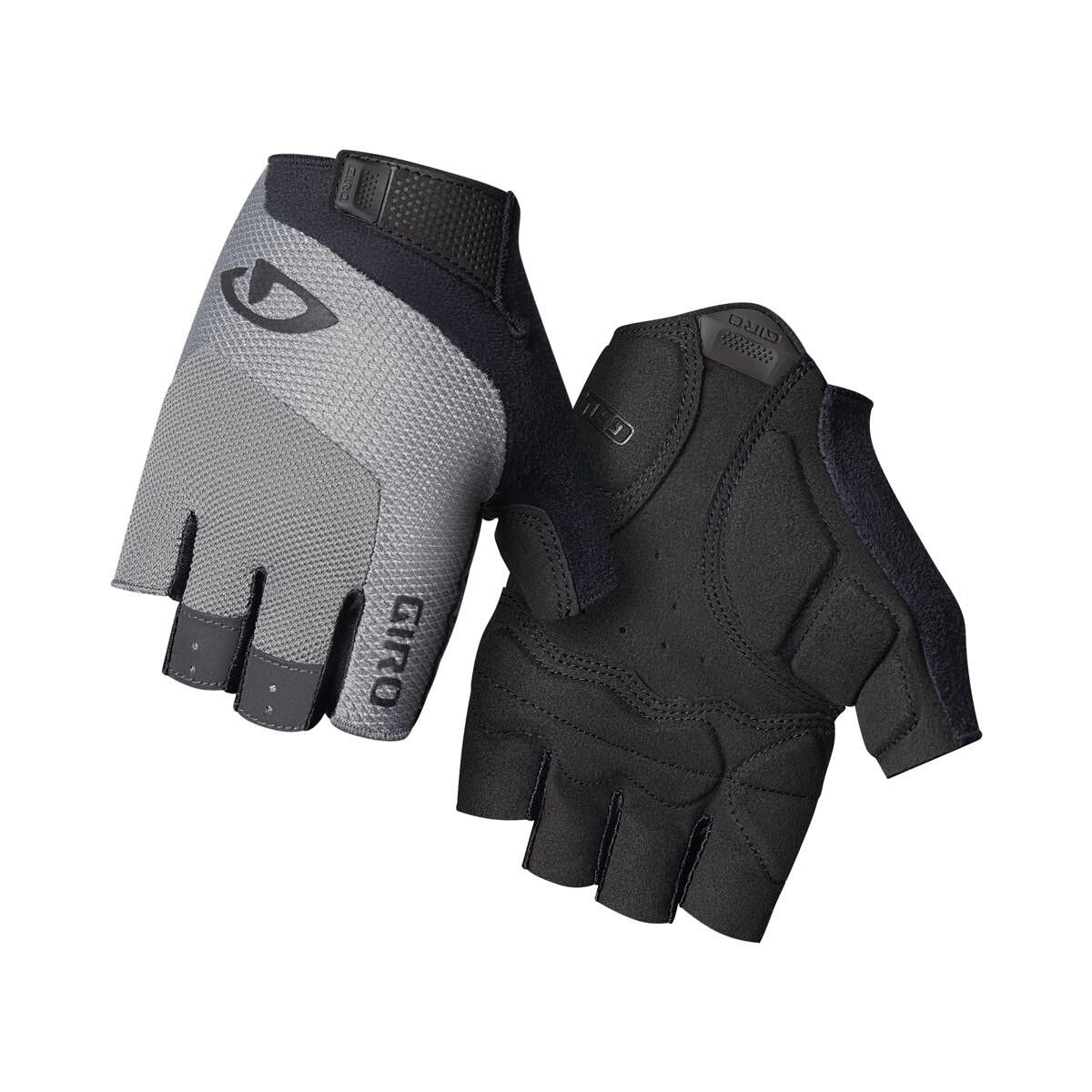 Giro Bravo Gel Fahrrad Handschuhe kurz grau 2022