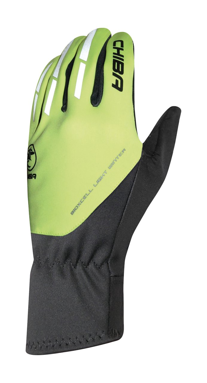 Chiba Offroad Light Winter Fahrrad Handschuhe lang neon gelb 2027