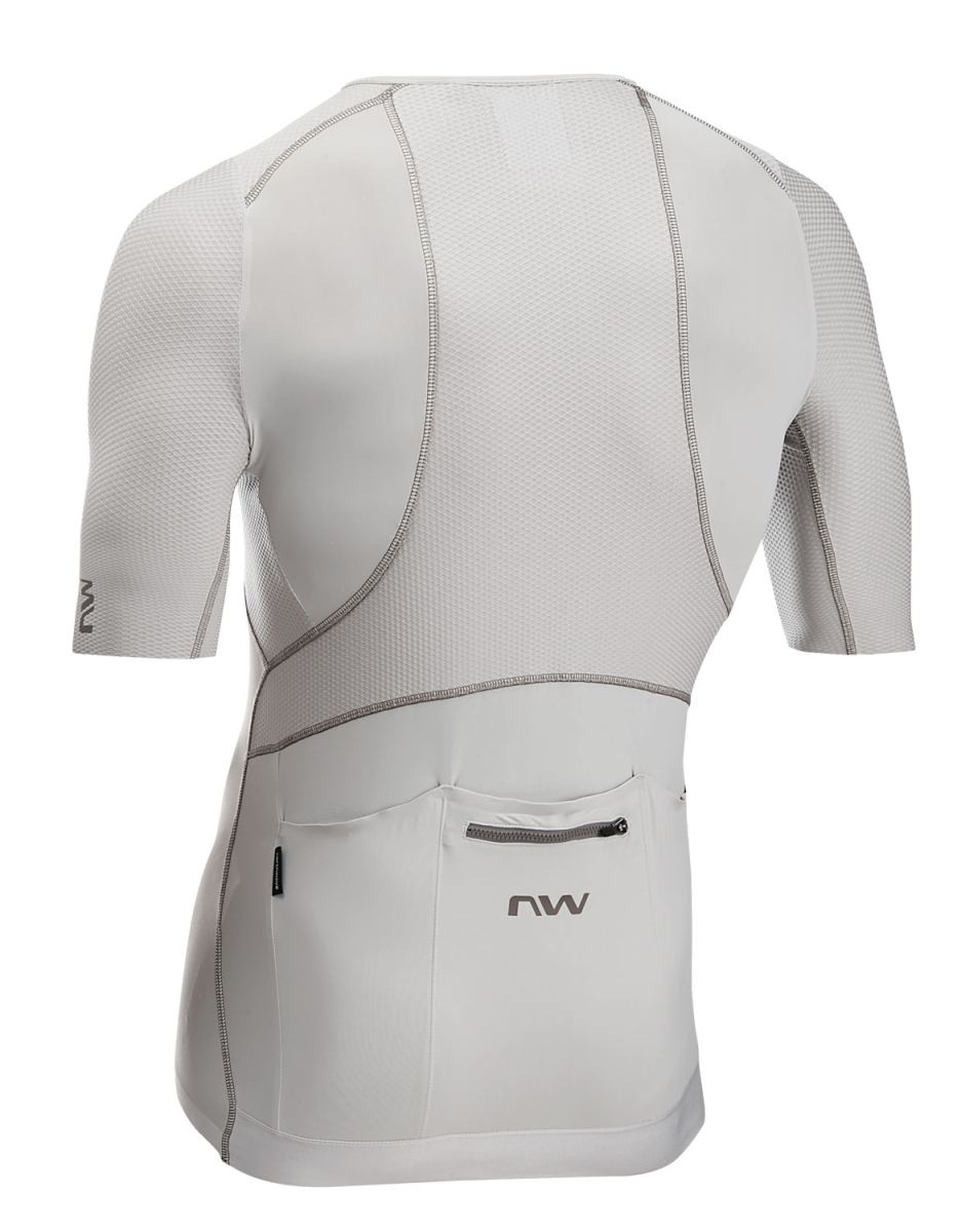Northwave Extreme Rock Fahrrad Trikot kurz light grau 2026