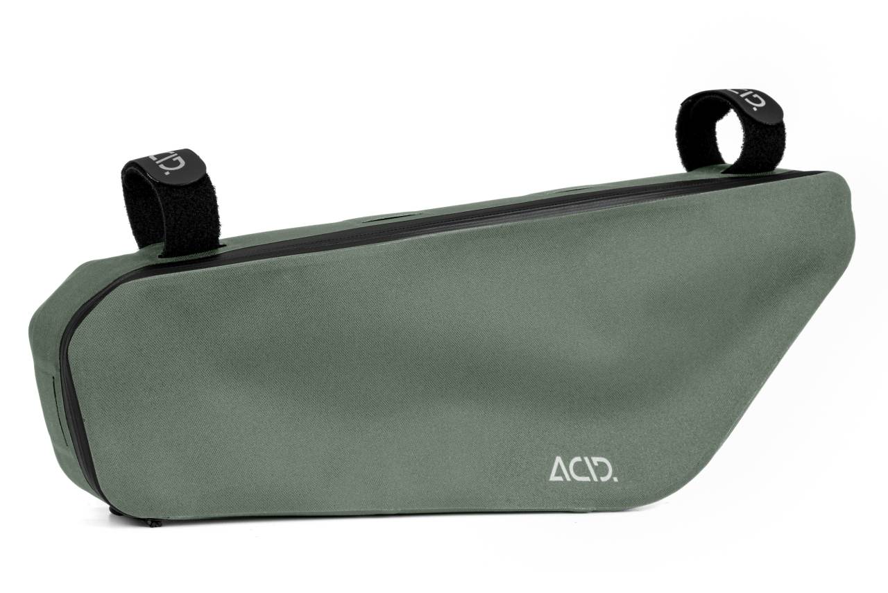 Acid Pack Pro 4 Bikepacker Fahrrad Rahmentasche grün