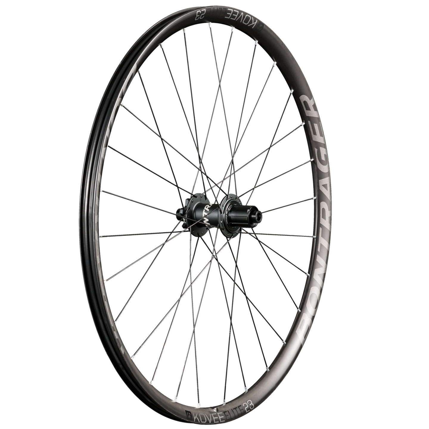 Bontrager Kovee Elite 23 TLR Boost 148 mm 29 MTB Hinterrad grau/schwarz