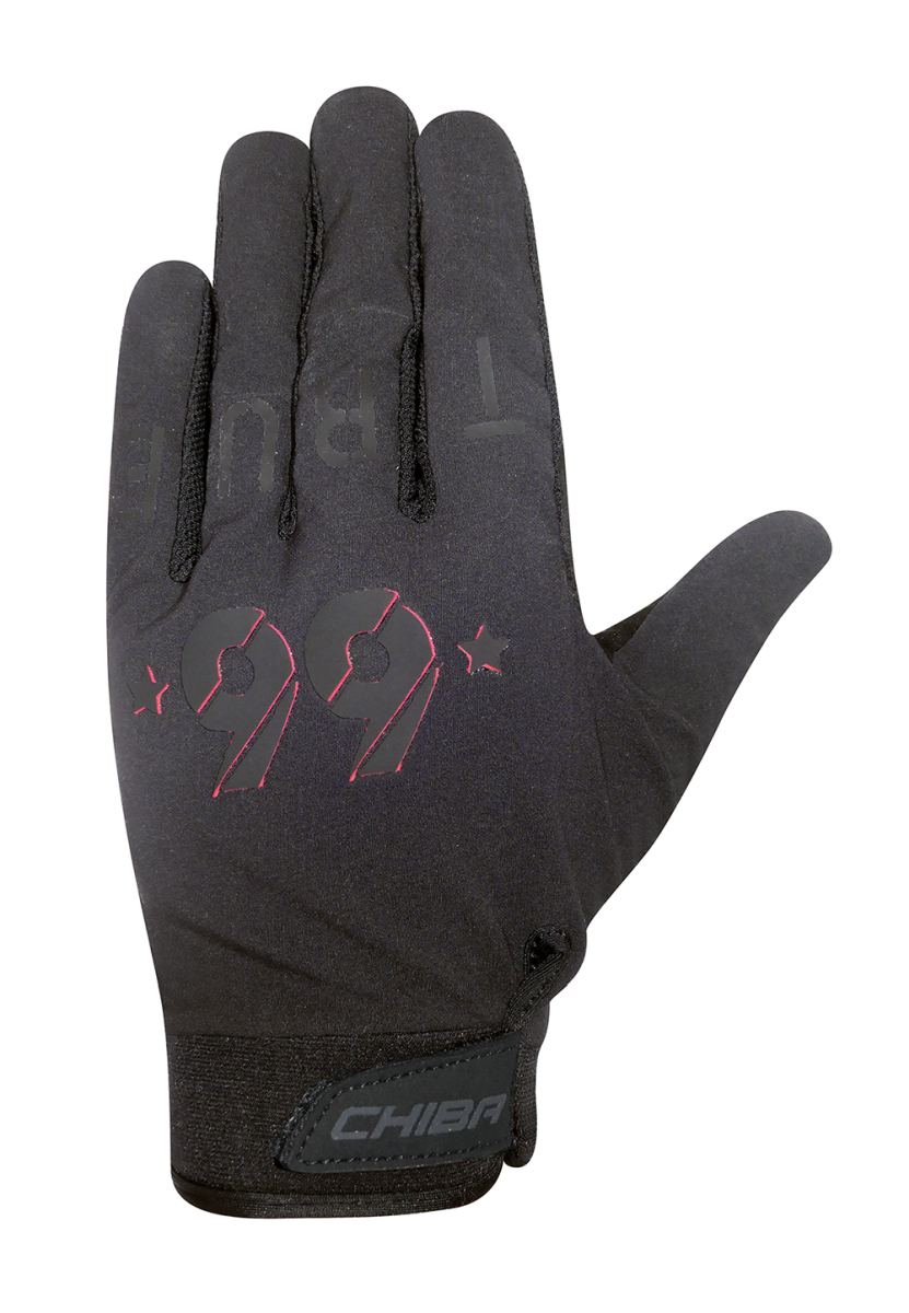Chiba Double Six Fahrrad Handschuhe lang schwarz 2027