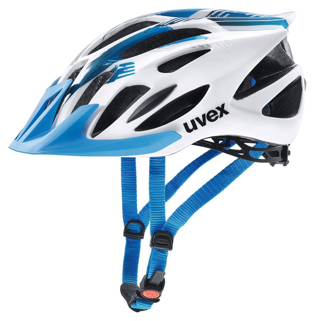 Uvex Flash Fahrrad Helm weiß/blau 2021