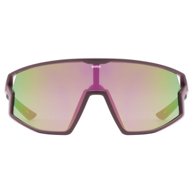 uvex skyryse Fahrrad / Sport Brille matt burgundy rot/mirror rose
