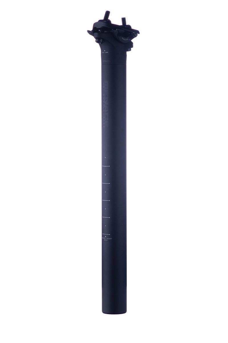 Sixpack Menace Fahrrad Sattelstütze 350mm x 27.2mm / 31.6mm stealth schwarz