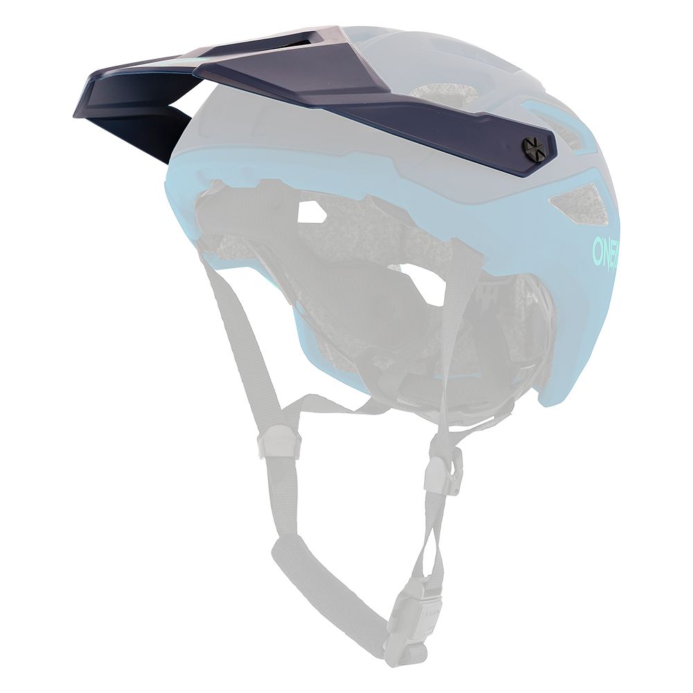 O'neal Pike Solid Visor Helm Blende Schirm blau Oneal