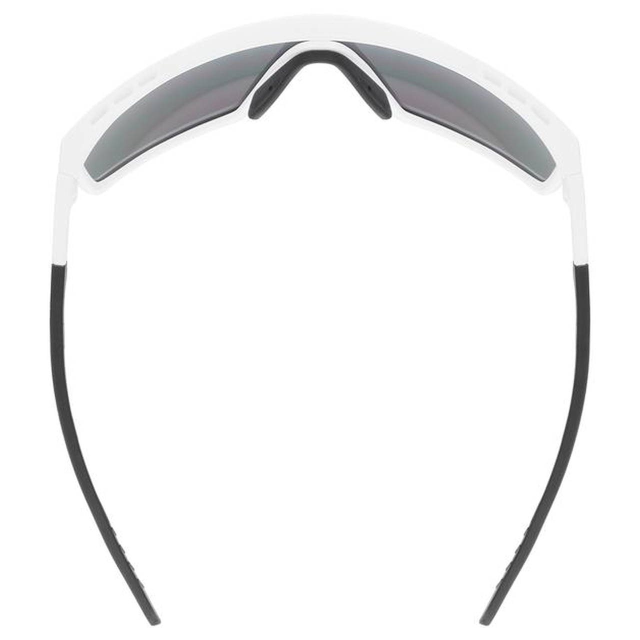 Uvex Mtn Perform Outdoor / Sport Brille matt weiß/mirror silberfarben