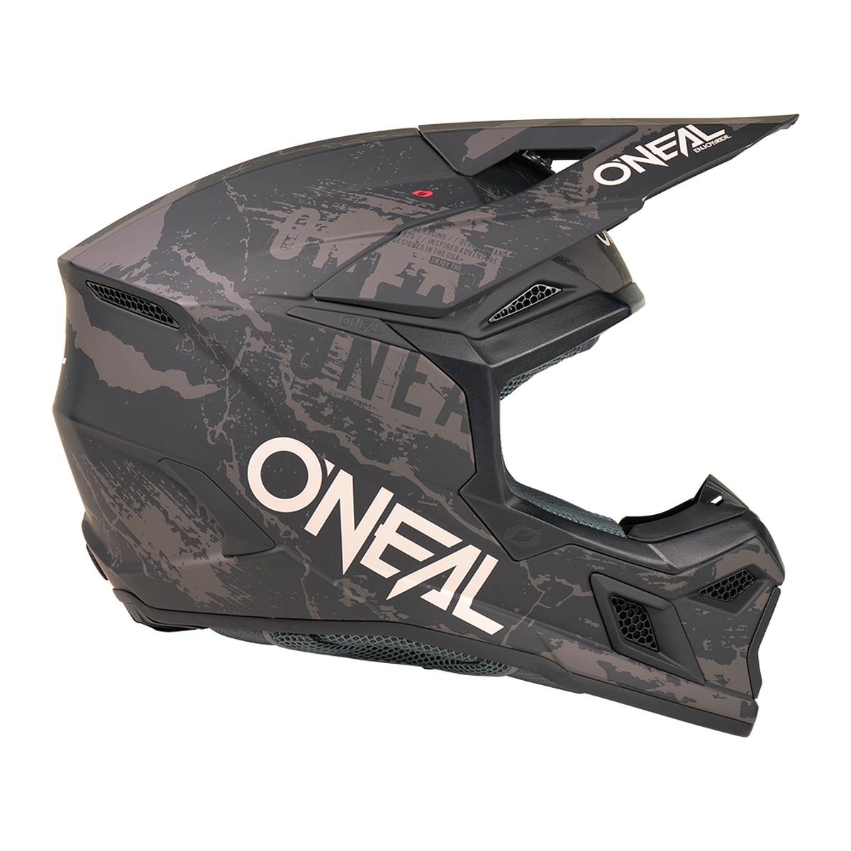 O'Neal 3SRS Acid Motocross Enduro MTB Helm schwarz/grau 2027