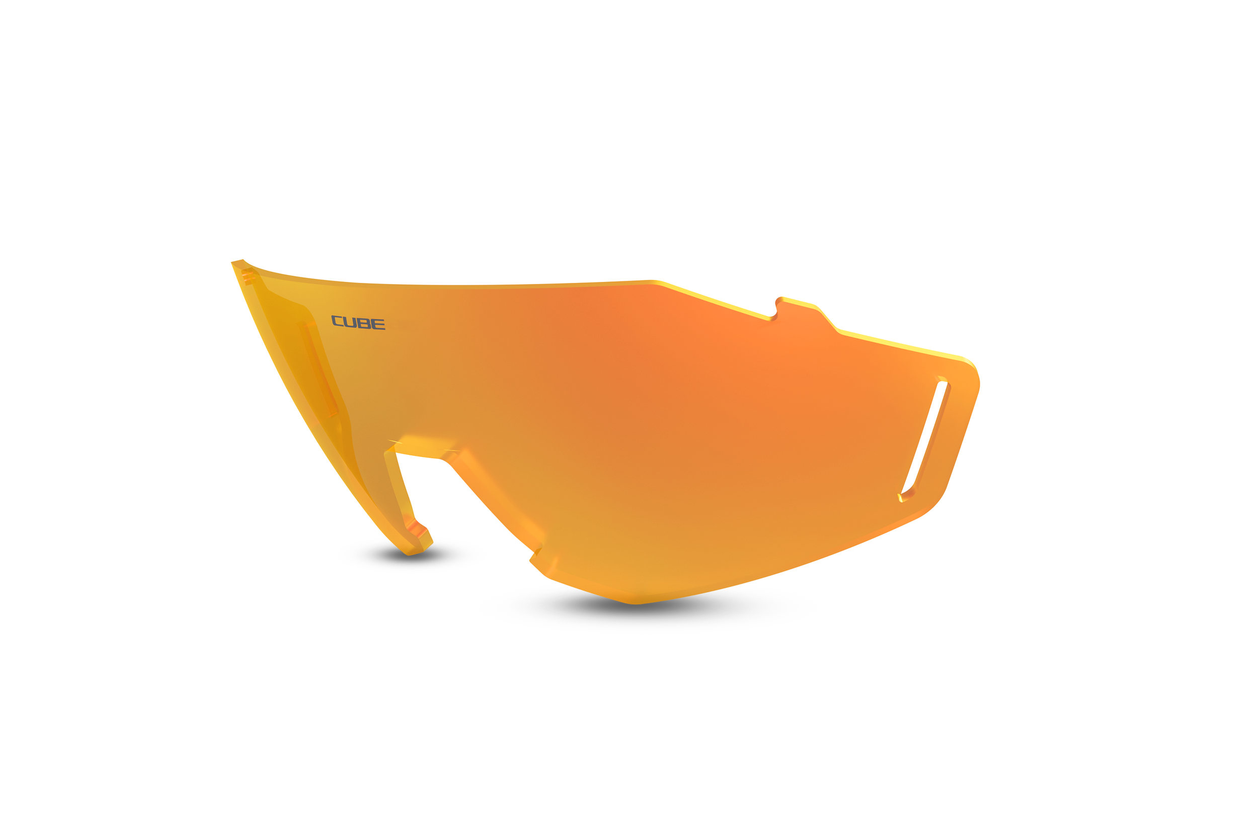 Cube Litening Ersatzglas High Contrast amber red-orange mirror