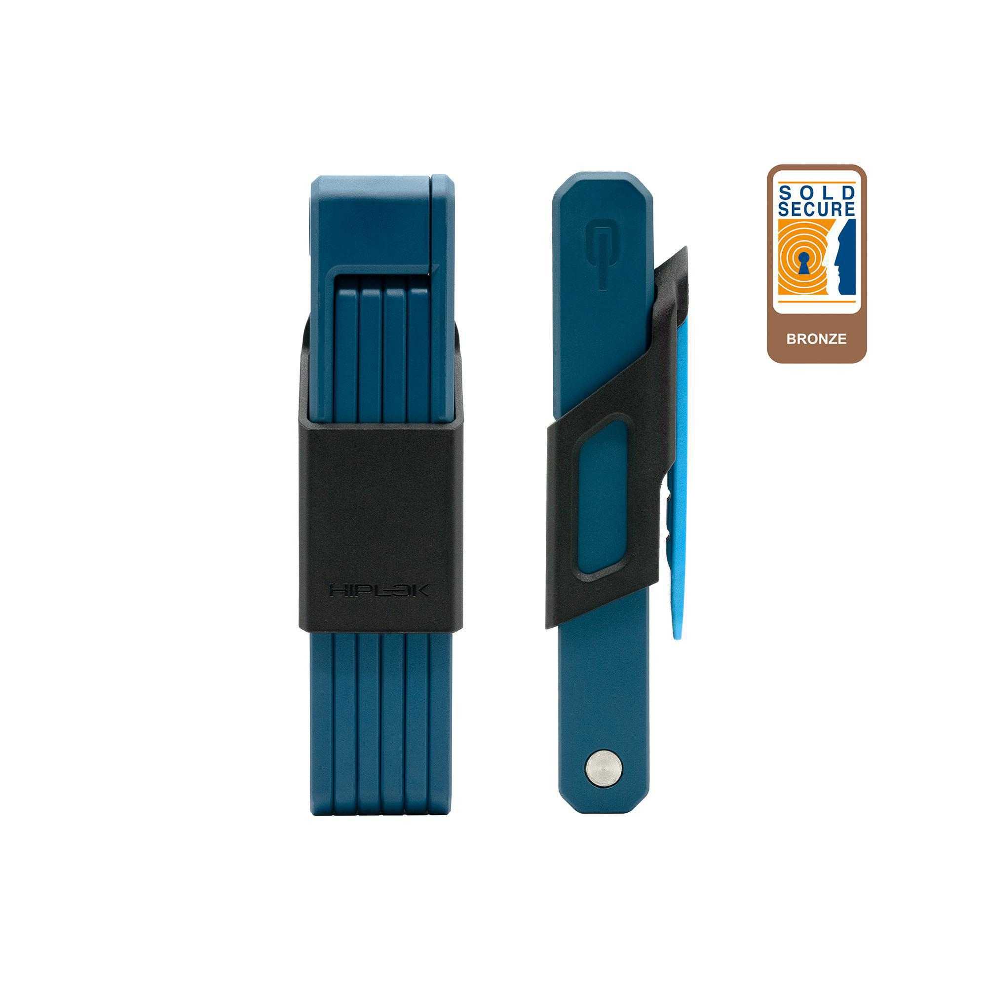 Hiplok Switch 85cm Fahrrad Faltschloss blau