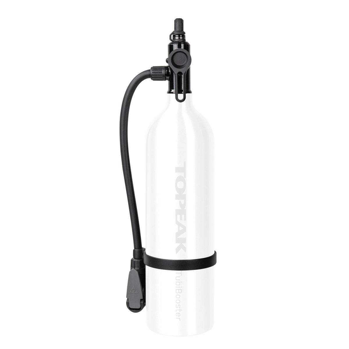 Topeak TubiBooster X Fahrrad CO2 Kartuschen-Pumpe ohne Drucklufttank schwarz