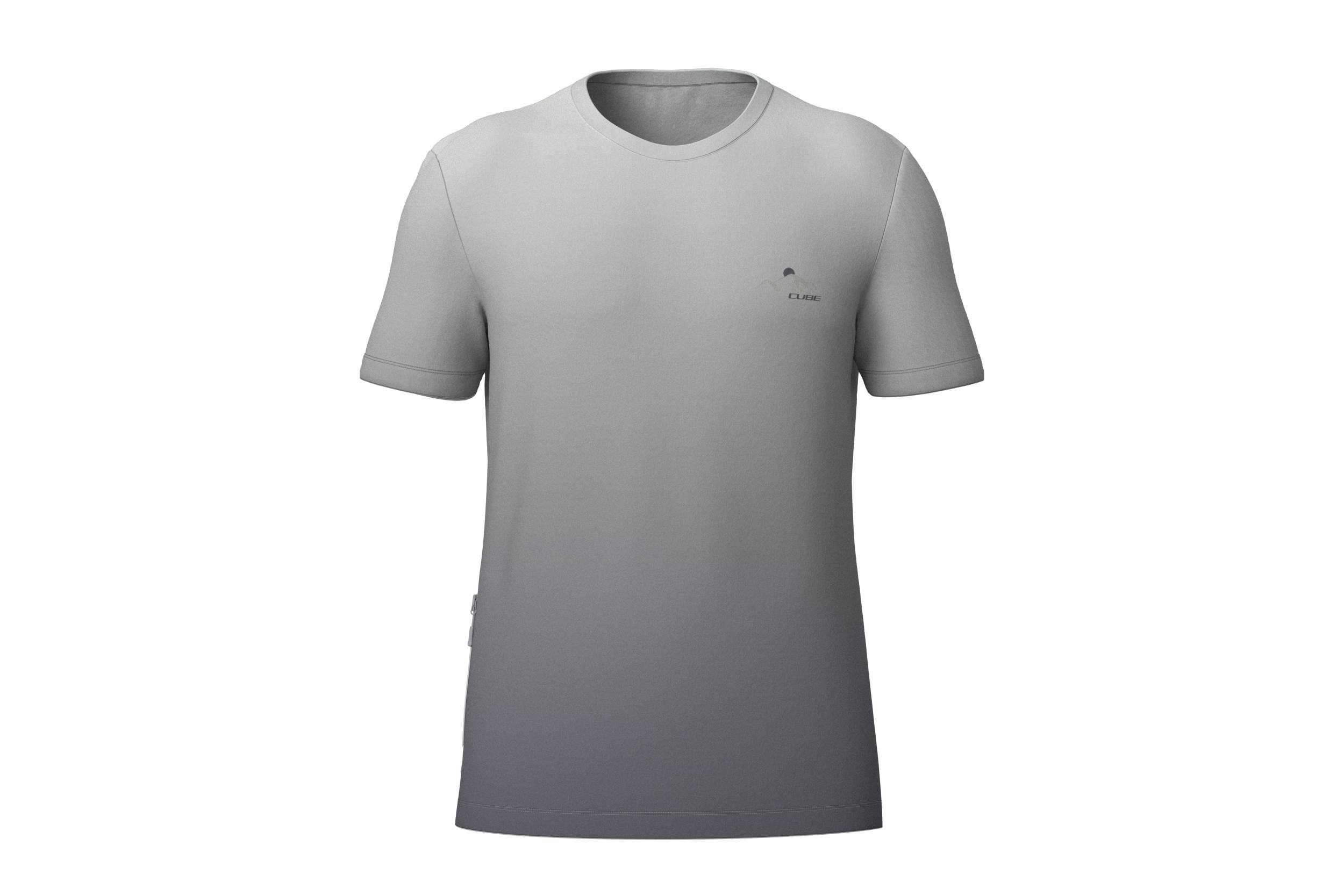 Cube Soft Touch Fahrrad Trikot kurz grau 2026