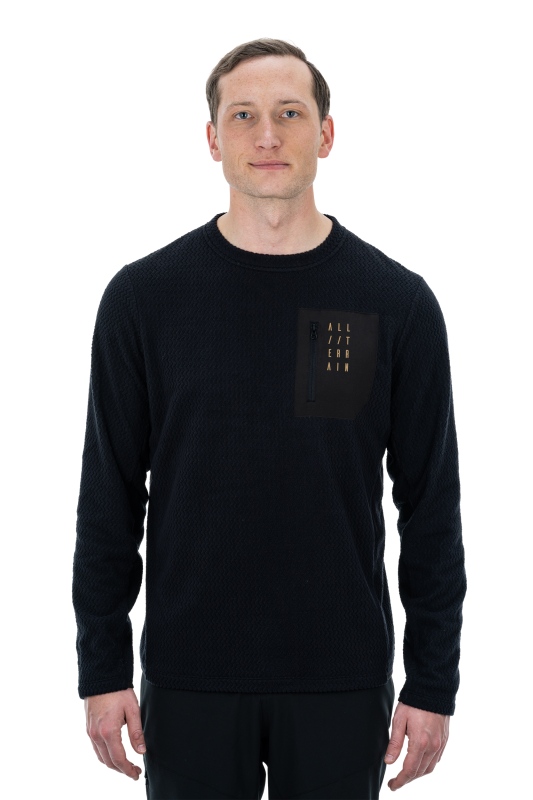 Cube ATX Fleece Fahrrad Trikot lang schwarz 2027