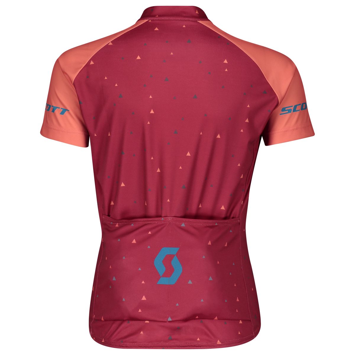 Scott RC Team Junior Kinder Fahrrad Trikot kurz coral rot 2019