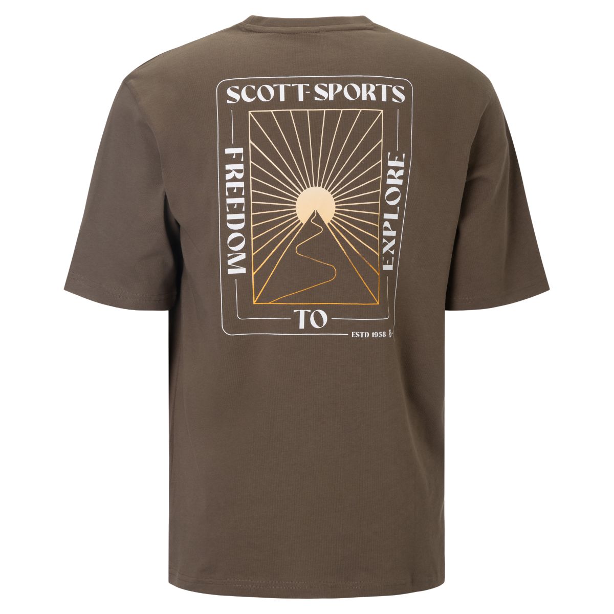 Scott Graphic Freizeit T-Shirt wood grau 2026