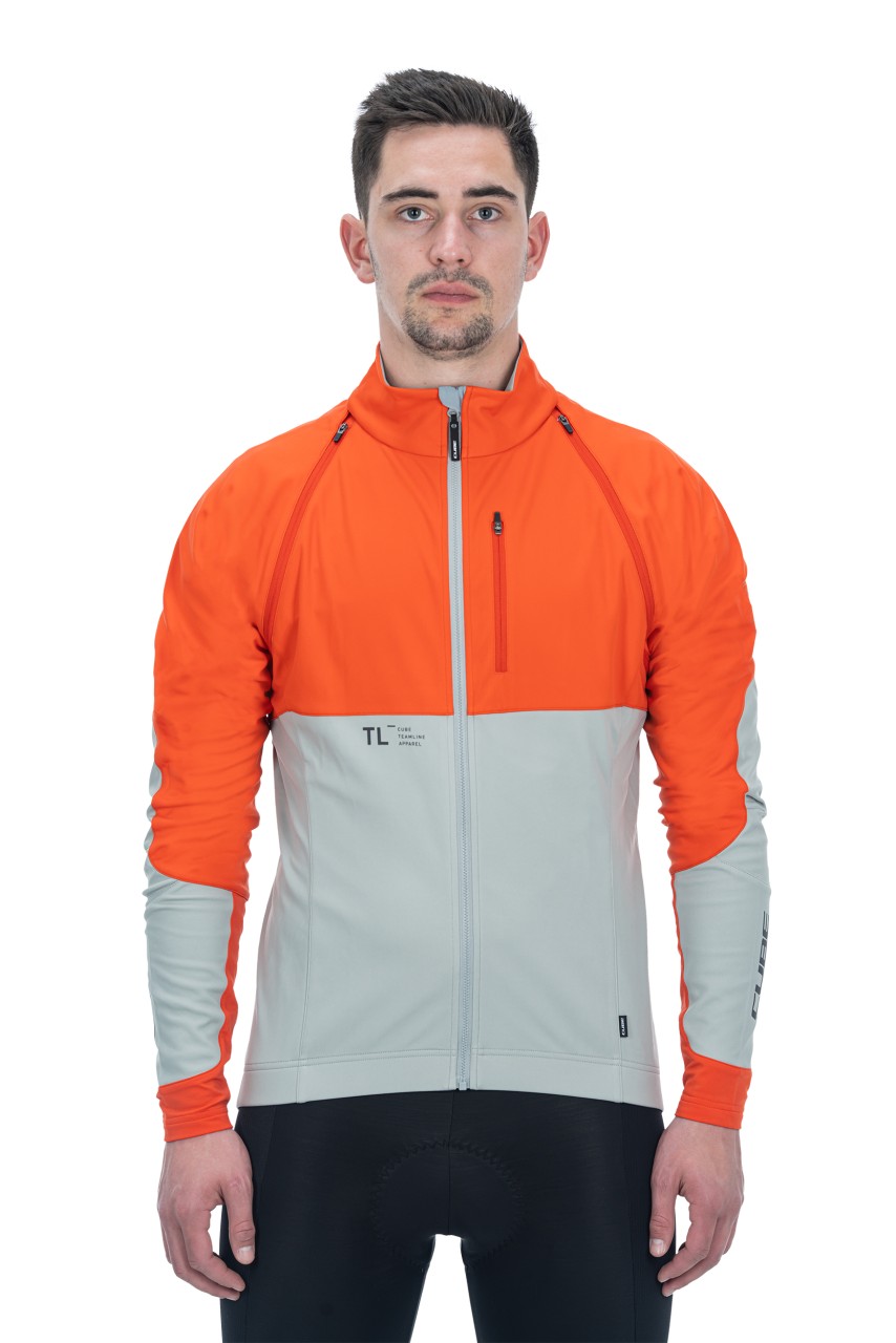 Cube Teamline Fahrrad Multifunktionsjacke rot/grau 2027