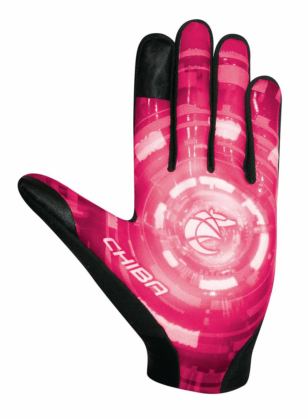 Chiba Downhill Fahrrad Handschuhe lang schwarz/pink 2027