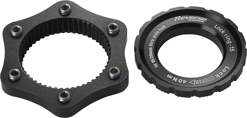 Reverse Center Lock Adapter Center Lock schwarz