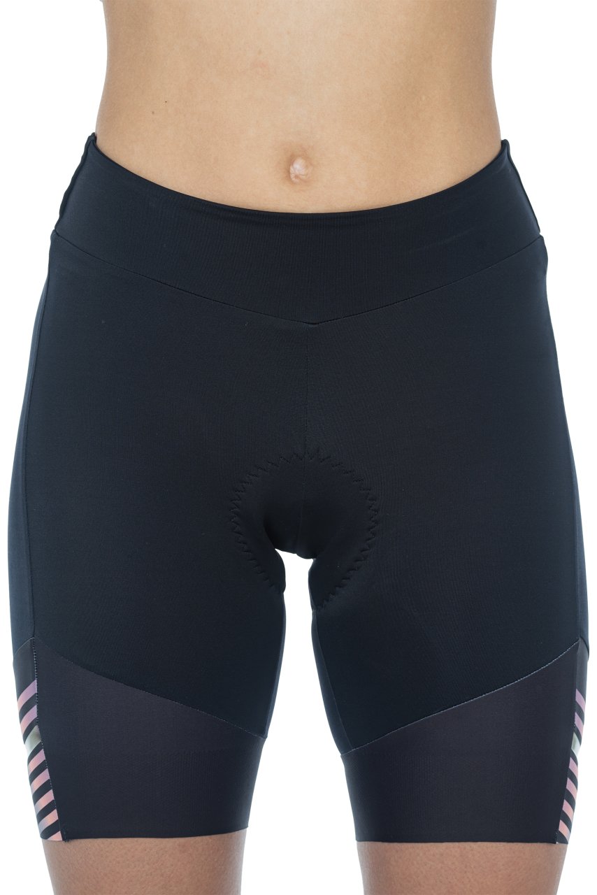 Cube Teamline Damen Fahrrad Hose kurz schwarz/lila 2027