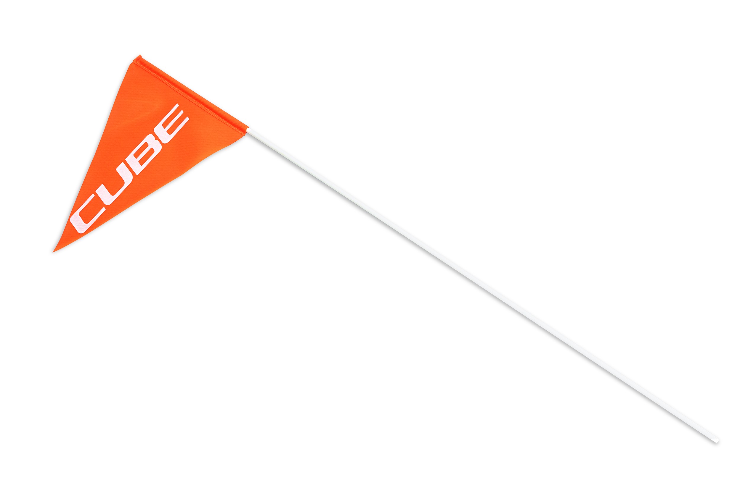 Cube Sicherheitswimpel Kinder Fahrradanhänger Double cmPT orange