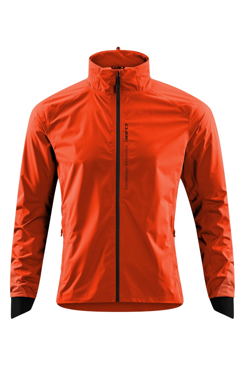 Cube Blackline Fahrrad Regenjacke orange 2027