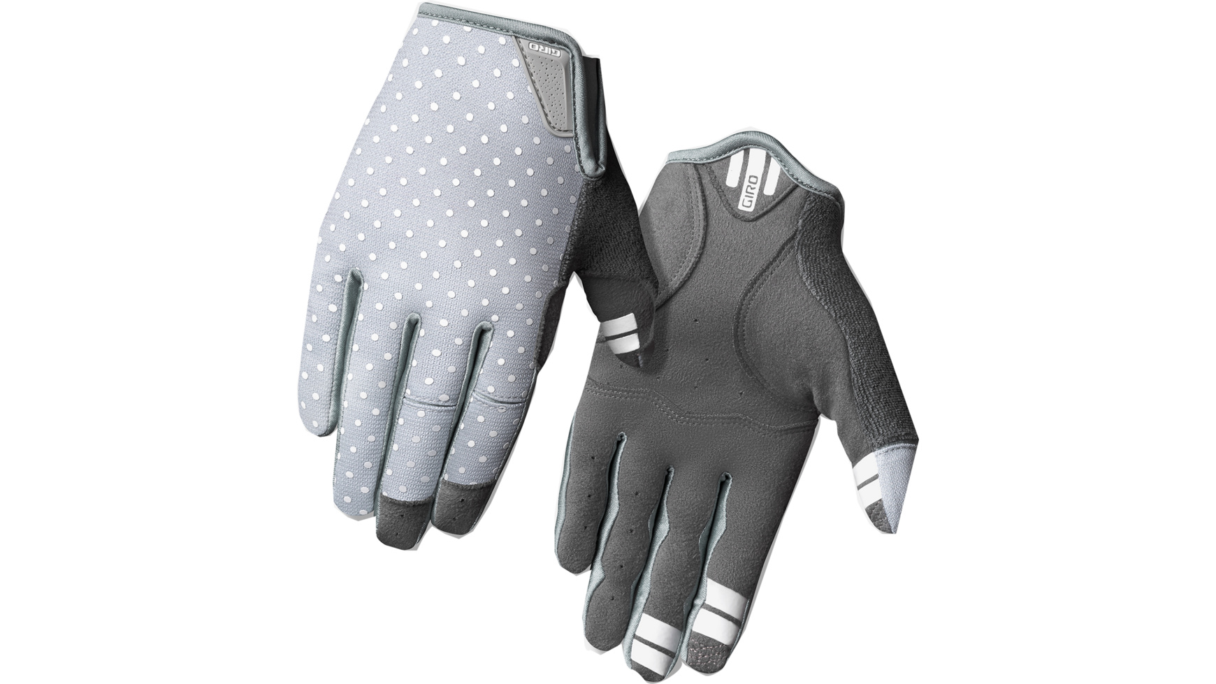 Giro La DND Damen Fahrrad Handschuhe lang sharkskin grau 2025
