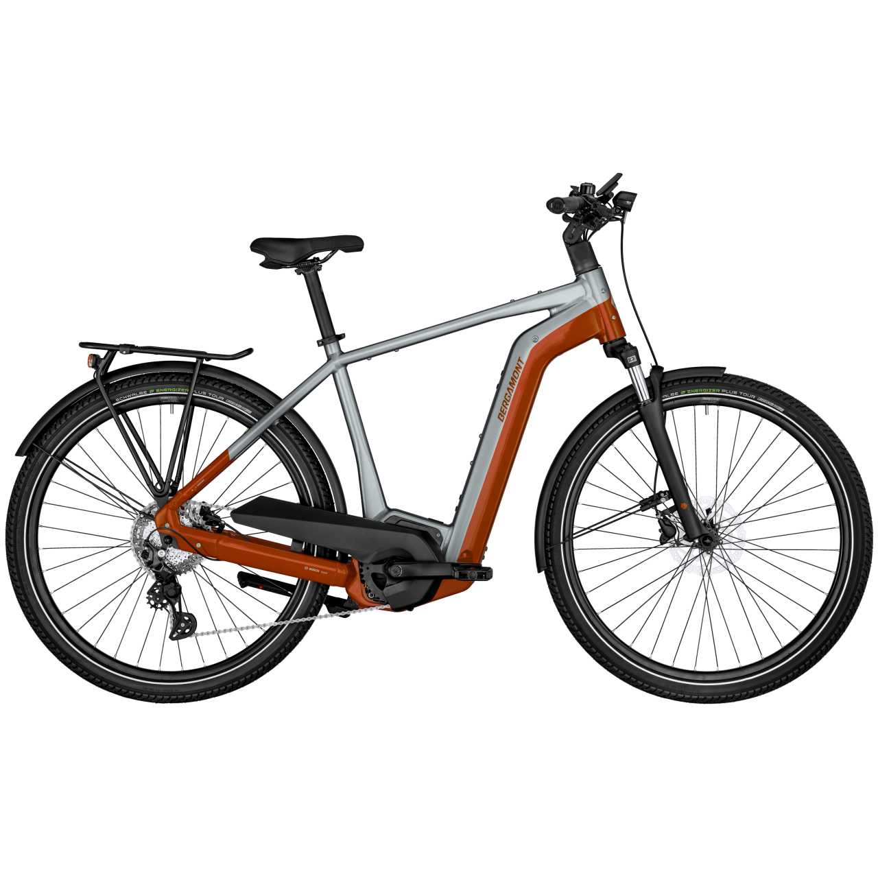 Bergamont E-Horizon Edition LTD Pedelec E-Bike Trekking Fahrrad silberfarben/orange 2024
