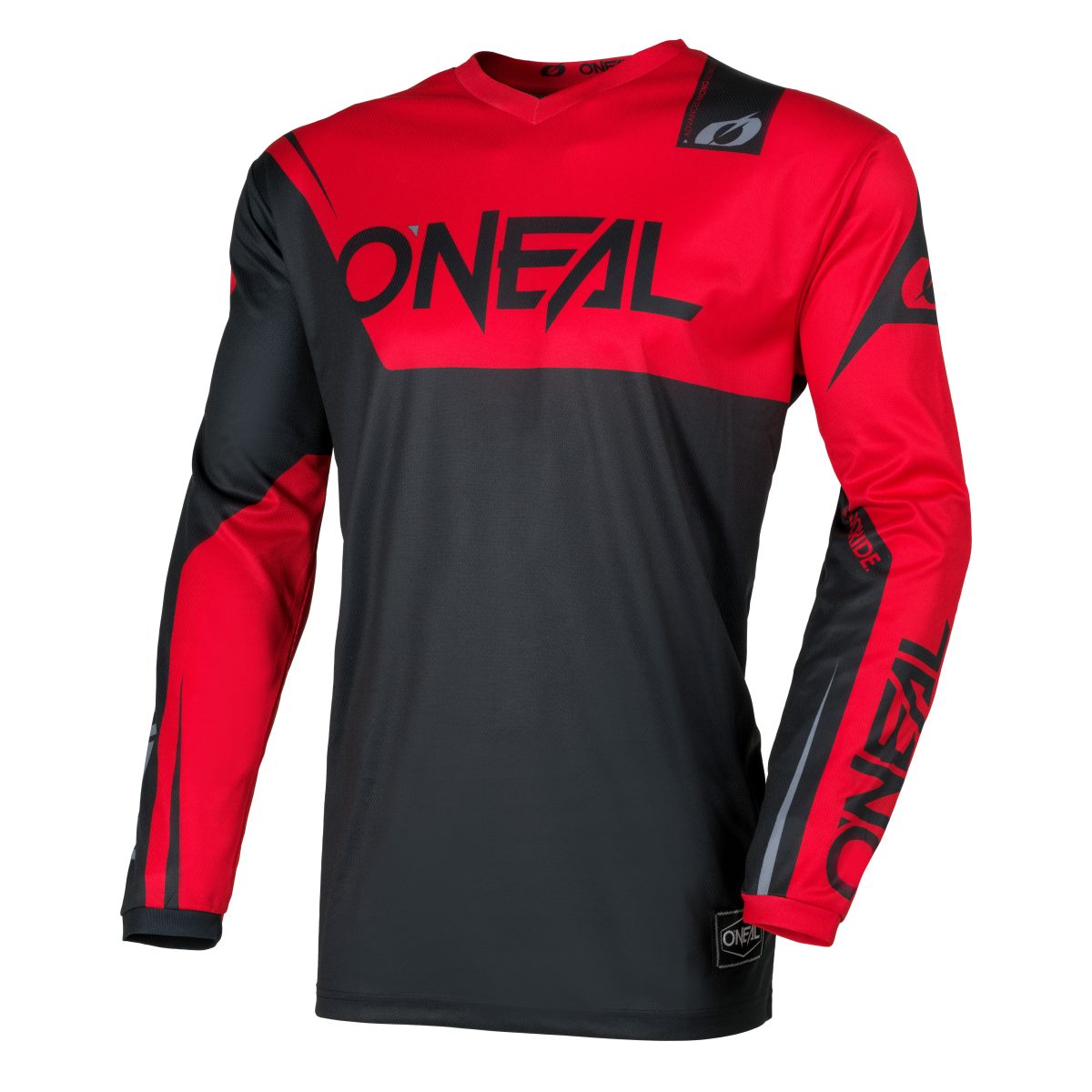 ONeal Element Racewear Motocross langarm Jersey schwarz/rot 2026